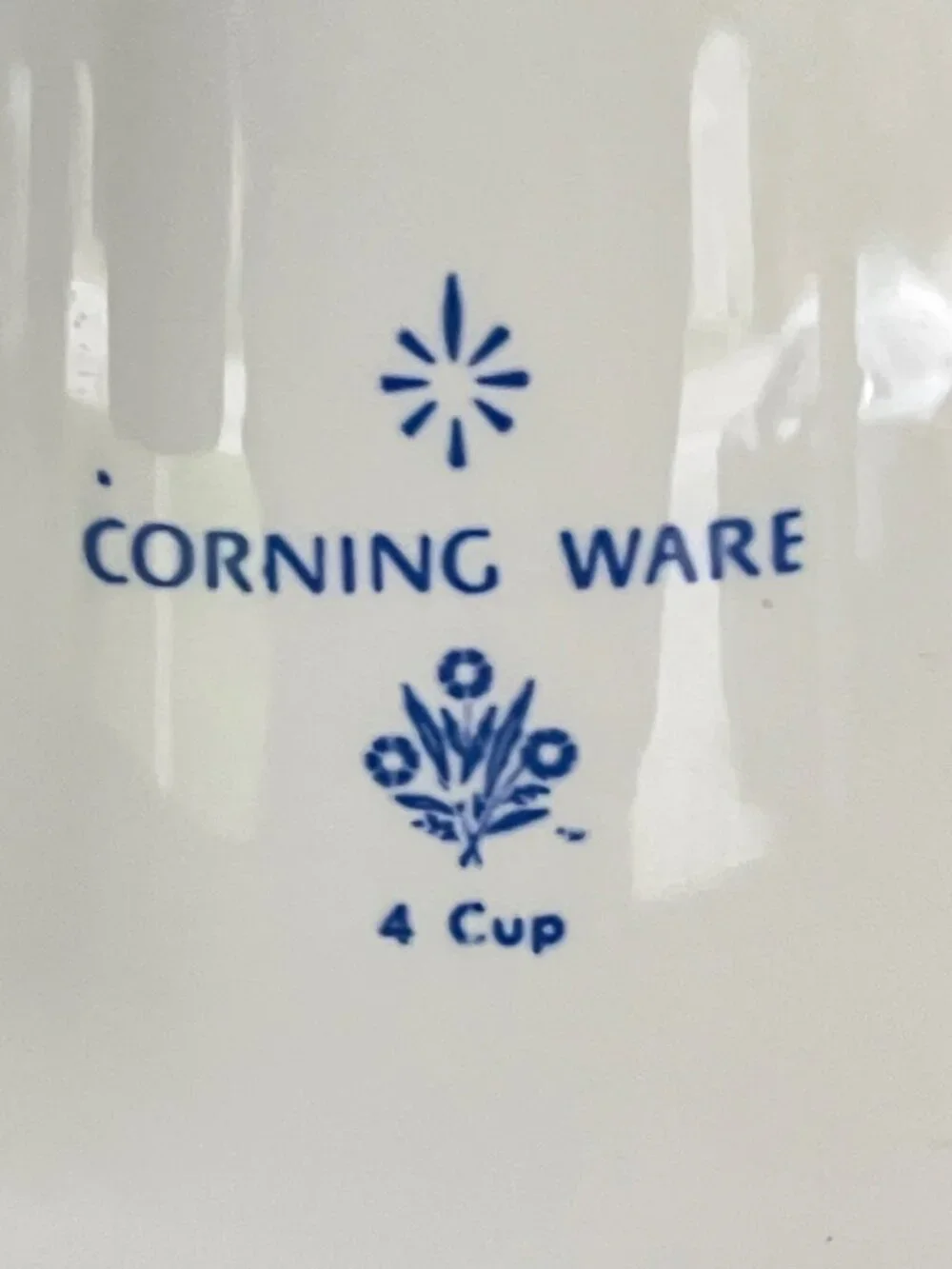Corning Ware Cornflower 4 Cup Brew-n-Serve - P-504